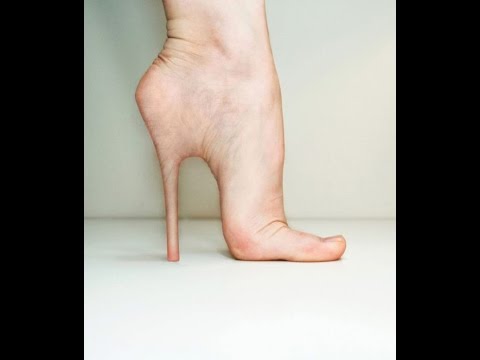 Creepy Concept of Human Stiletto Heel Implants!!!
