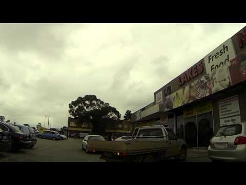 Holden ute reverses without looking