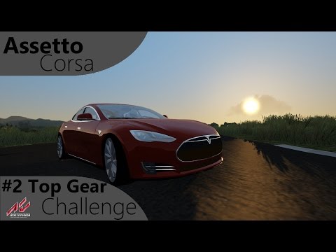 Assetto Corsa Top Gear Challenge #2 – Tesla Model S P85