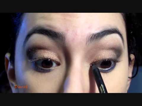 Denver Broncos Inspired Eye tutorial 2014