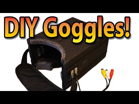 DIY Goggles – The Facebox – great and cheap FPV Goggles (alternative to Fatshark Dominator HD)