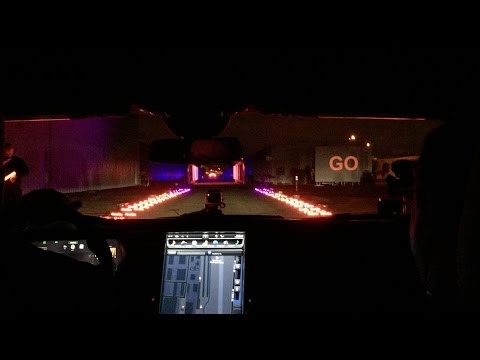Riding in the Tesla P85D:  0 to 60 in 3.2 seconds, in the dark
