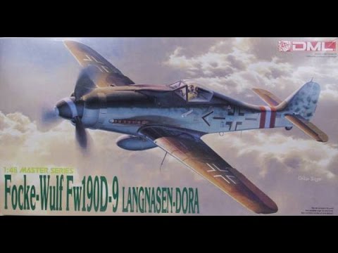 In Box Review 1/48 Dragon Focke-Wulf Fw190D-9