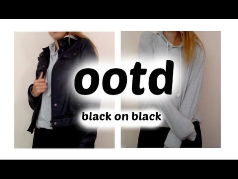ootd – blackonblack