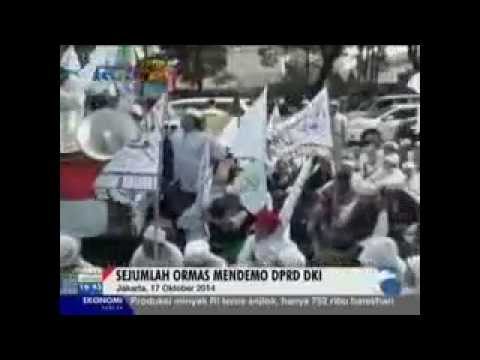 Jokowi Pamitan,, FPI Demo Lagi Tolak AHOK Jadi Gubernur ( AHOK NON MUSLIM )