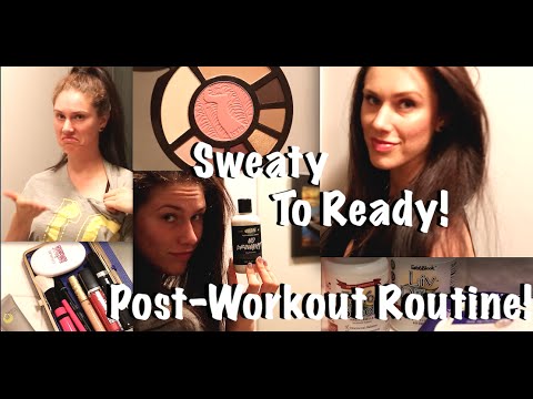 Post Workout Routine!! How To Go From „Sweaty To Ready“ – After Gym Beauty Tutorial!!