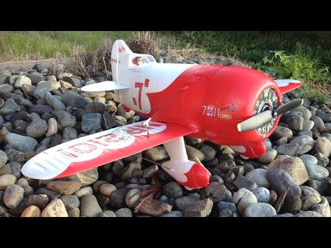 E-flite UMX Gee Bee R2 BNF RC Plane with AS3X Technology