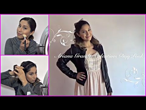 Ariana Grande Inspired Valentines Day Tutorial (Hair, Makeup, Outfit!)