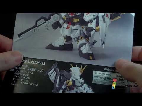 Unboxing: SD Nu Gundam
