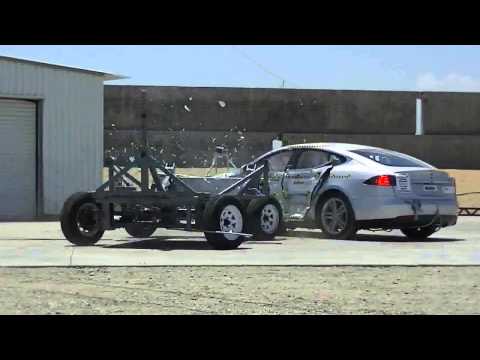 SEE 2013 Tesla Model S NHTSA Crash Test