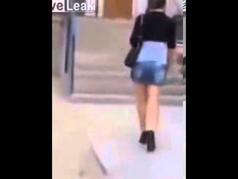 How not to walk up stairs in high heels