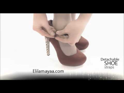 Detachable Shoe Straps (elilamayaa.com) – To hold loose high heeled shoes