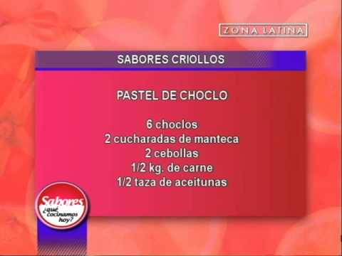 Ingredientes del Pastel de Choclo: Sabores ¿Qué cocinamos hoy? // Zona Latina
