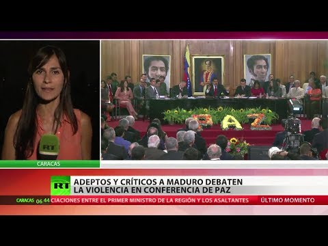 Venezuela: El oficialismo y los críticos con el Gobierno se unen para hablar de paz