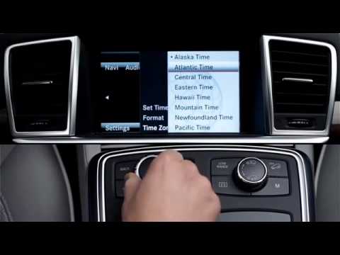 Clock Setting COMAND Mercedes Benz USA Owners Support