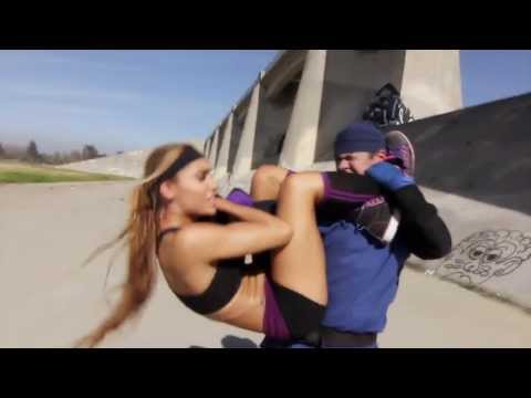 Kung Fu / MMA Girl vs Karate Guy Fight Scene (Tekken / Mortal Kombat Style)