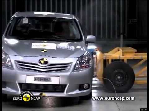 Euro NCAP Toyota Corolla Verso 2010 Crash test youtube original