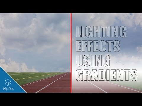 PHOTOSHOP TUTORIAL: Adding Lighting Effects using Gradients