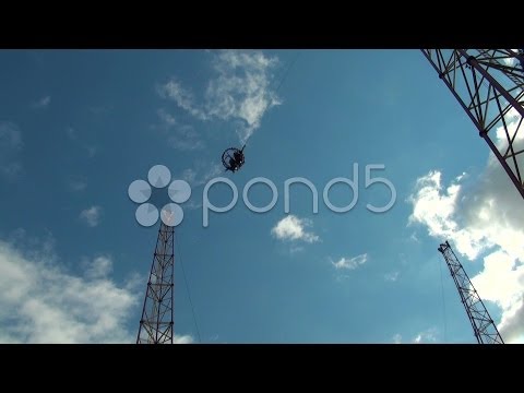 Extreme Attraction catapult. Stock Footage