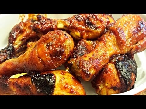 Pollo horneado a la barbacoa (como hacer salsa barbacoa BBQ) receta- Tu Cocina Latina
